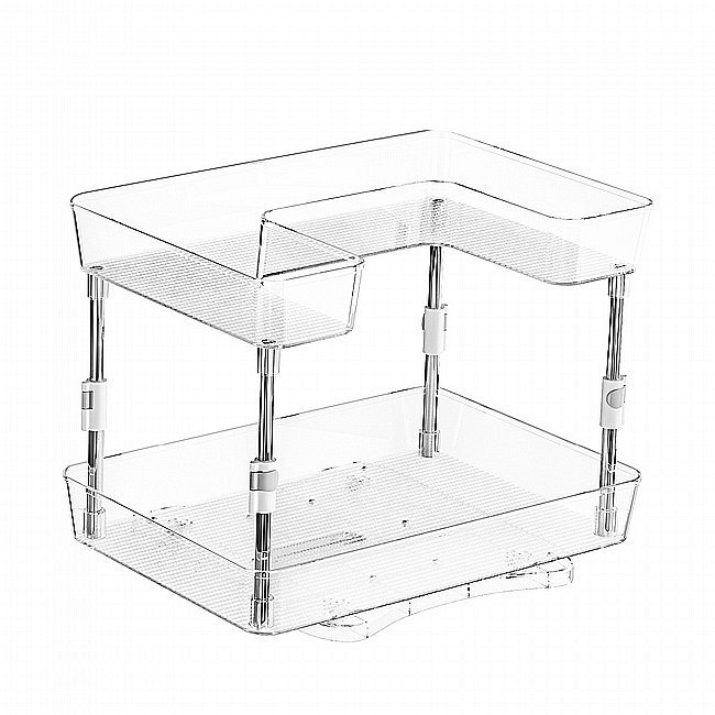 ארגונית דו קומתית מסתובבת עם גובה מתכוונן